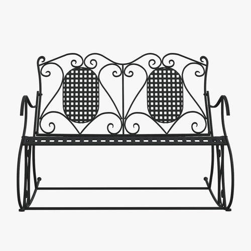 banc-a-bascule-de-jardin-en-acier-face