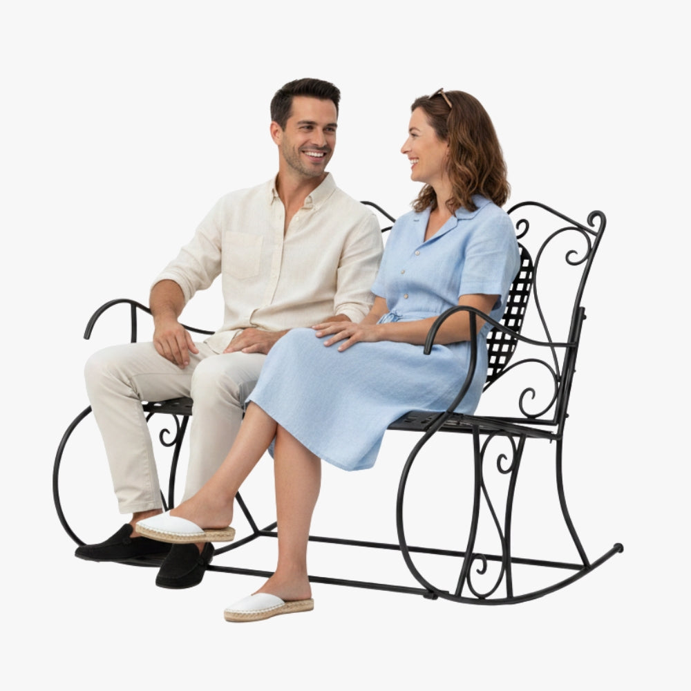 banc-a-bascule-de-jardin-en-acier