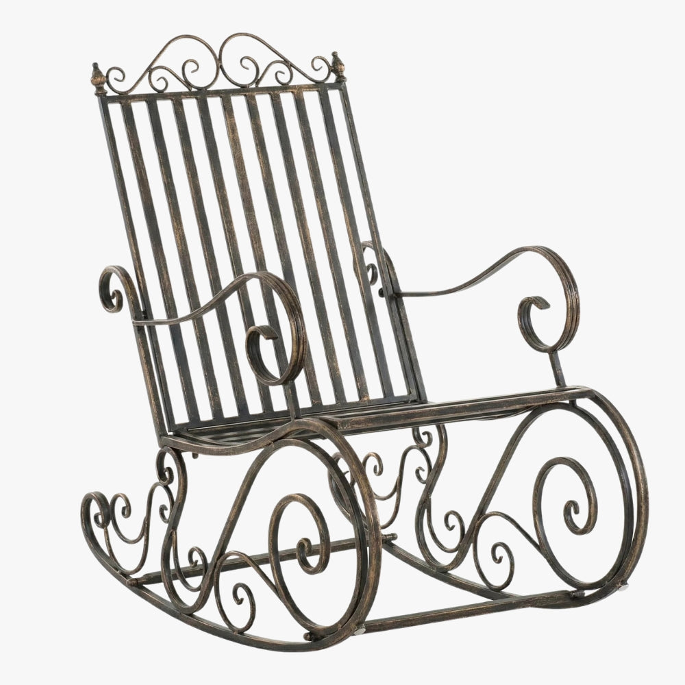 fauteuil-a-bascule-exterieur-en-metal-bronze